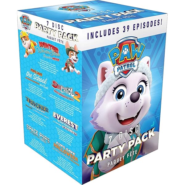 Amazon.co.jp: PAW Patrol: 7-Disc Party Pack [DVD] : DVD PAW PATROL
