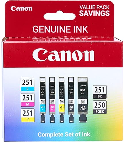 4-Pack Cyan Replacement Ink Cartridges For Canon CLI-251XL – MX922, IP7220 & More