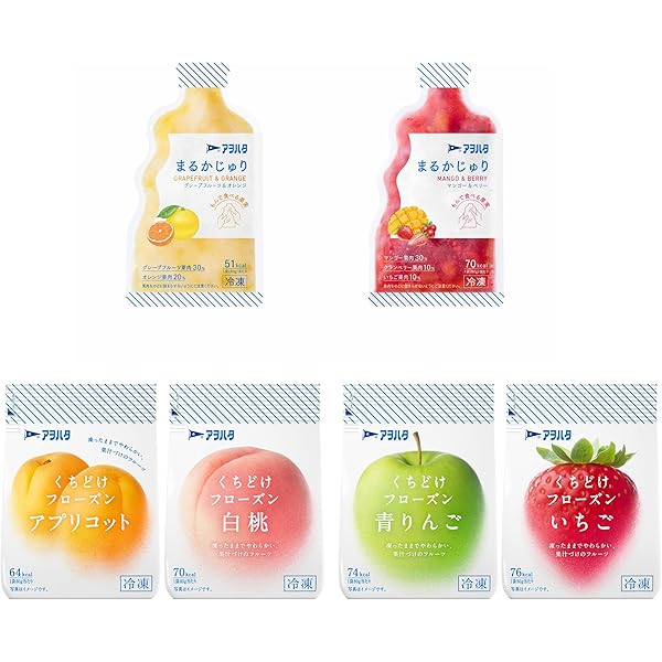 Amazon.co.jp: [冷凍] アヲハタ くちどけ フローズン 青りんご 80g ×4