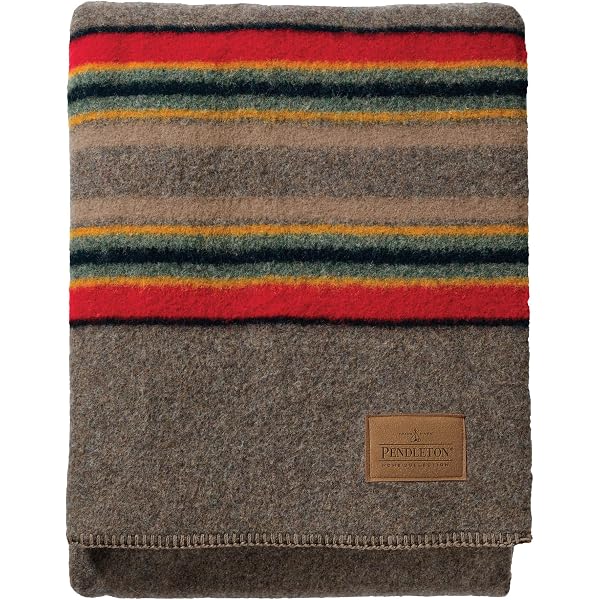 Amazon.co.jp: Pendleton ツイン キャンプブランケット キャリア付き