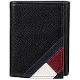 Tommy Hilfiger Men's RFID Trifold Wallet, Black, One Size