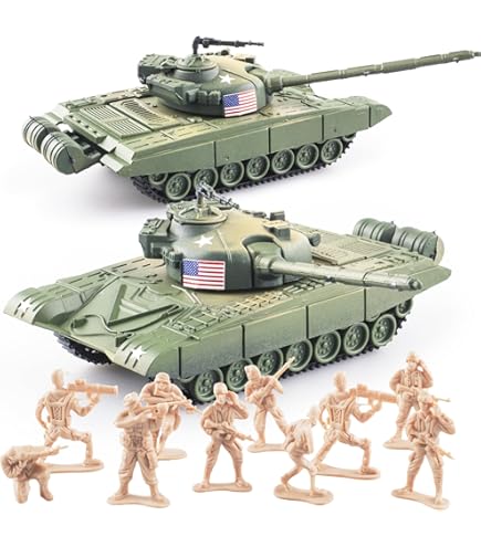 Amazon | INGWETECH 8個 1:144 戦車玩具組み立てモデルセット T72M1