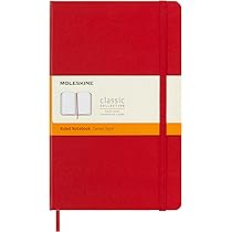 Amazon | Moleskine Classic Notebook, Large, Ruled, Black