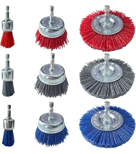 Amazon | ヤナセ インパクト用 軸付カップ型ブラシ 【6.35mm軸】 砥粒