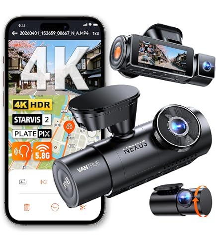 Amazon.co.jp: VIOFO 4K UHDドライブレコーダー 前後カメラ GPS搭載