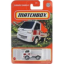 Amazon.co.jp: Matchbox 2022 - スバル サンバー - ホワイト