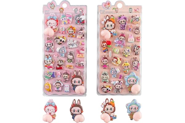 Comdigio 3Dシール ぷにぷに柔らかい触感 デコレーションシール スマホケース・水筒・手帳デコ用 おしゃれでかわいい 女の子へのごほうび・贈り物 DIY/スクラップブッキング