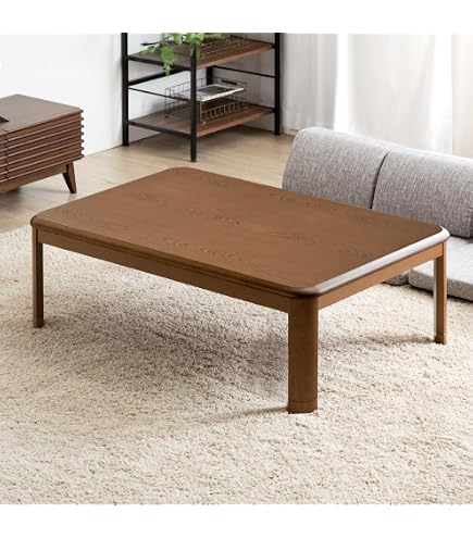 Amazon.co.jp : こたつ コタツテーブル 長方形 150×85 継脚 天然木