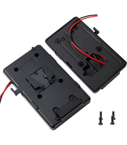 Amazon | DRRI Anton Bauer ゴールドマウント Vマウントアダプター