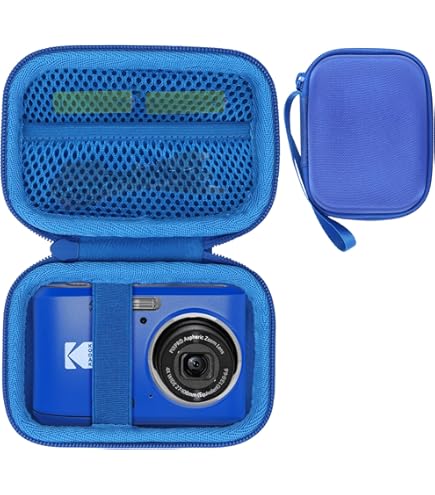 Amazon | Kodak PIXPRO FZ55 16MP ブルーデジタルカメラ、5倍光学