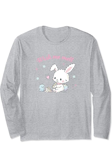 Amazon.co.jp: Usahana Hana Long Sleeve T-Shirt, black (black