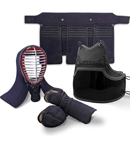 Amazon | 剣道防具セット 西日本武道具 無幻 FLY 実戦織刺 (中 大