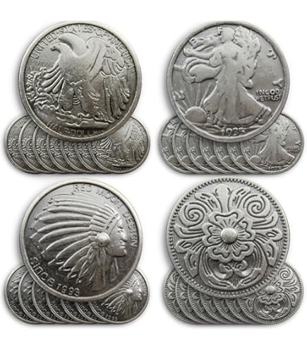Amazon | コンチョ 1ドル モルガン イーグル 銀貨 1921年 US-1B ネジ式