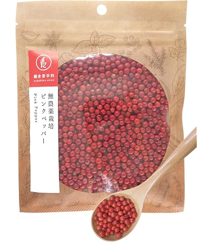 Amazon | 神戸アールティー ピンクペッパー 100g Pink Pepper 赤胡椒 