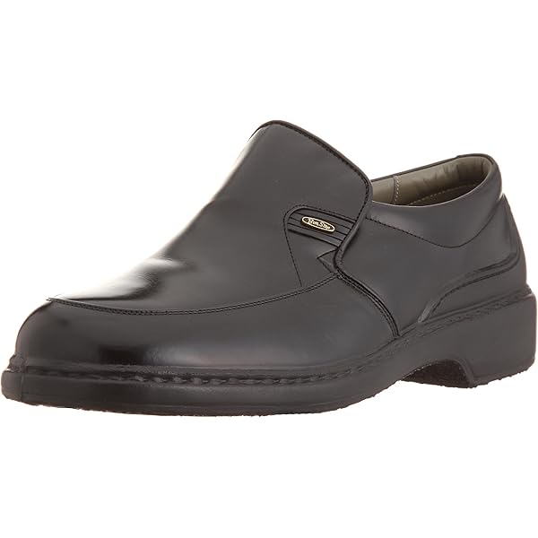 Amazon | [ボンステップ] 2201黒3E本革メンズビジネスシューズ 防水靴