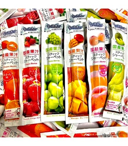 Amazon.co.jp: 【大容量】リボン 果汁100％ フローズンシャーベット 27