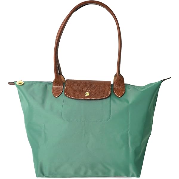 【即日発送】美品 LONGCHAMP ハンドバッグ ホワイト グリーン Amazon | [ロンシャン] トートバッグ 2605 089 P84 ショルダーバッグ M