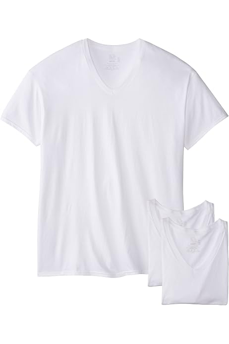 Fruit of the Loom Men'sV-Neck T-Shirt 