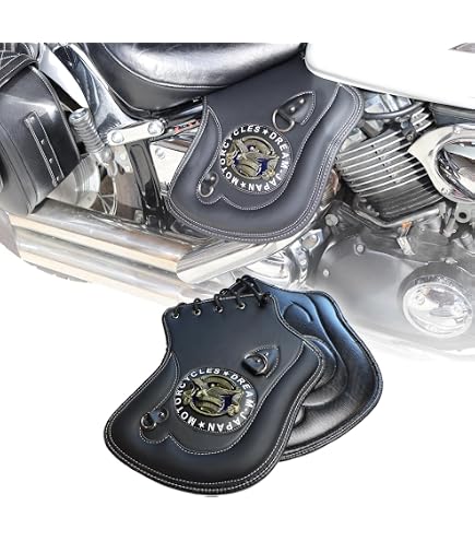 Amazon | PSLER バイク汎用 レザー サドルシールド ヒート