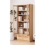 カリモク家具 QHD(540×960)壁紙 書棚 収納 ガラス扉 幅72.4×奥行33.5×高さ175.0cm ピュアオーク  カリモク家具 QHD(540×960)壁紙 書棚 収納 ガラス扉 幅72.4×奥行33.5×高さ175.0cm ピュアオーク