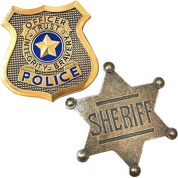 Amazon.co.jp: EDEN（エデン） 警察官 警官 ポリス レプリカ バッジ