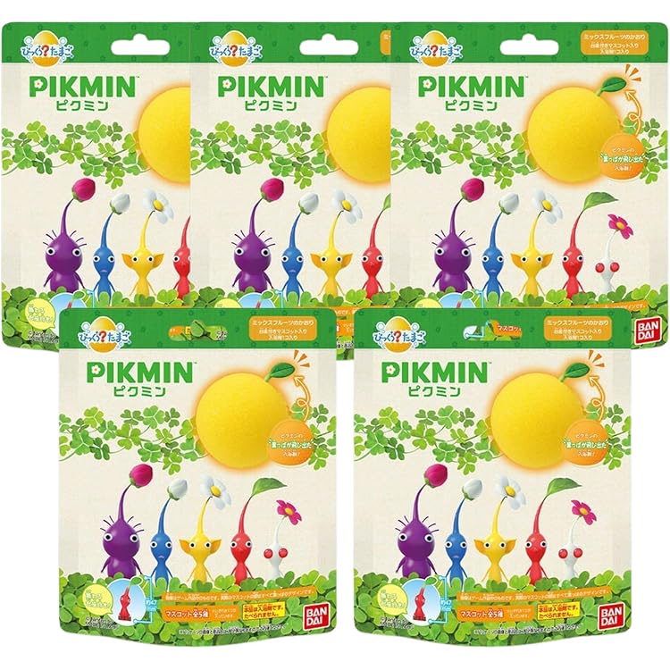 Amazon | vol.2 ピクミン びっくらたまご 5個セット 入浴剤
