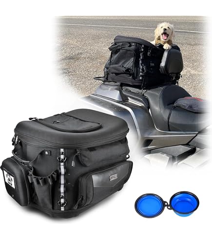 KURYAKYN 　クリアキン ペットパレスバッグ ペット専用ツーリングバッグ Amazon.co.jp: Kuryakyn 5723 Titan Pet Palace:ポータブル耐候性と熱
