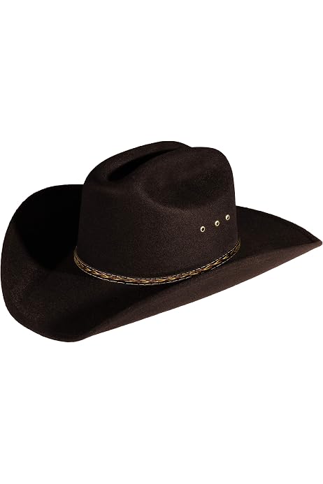 Novelty Adult Suede Cowboy Hat, Brown 