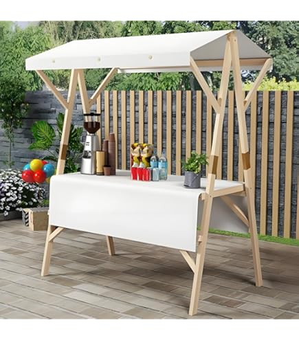 Amazon.co.jp: HXNXSY 屋台ブース 折りたたみ式 仮設屋台セット 幅120