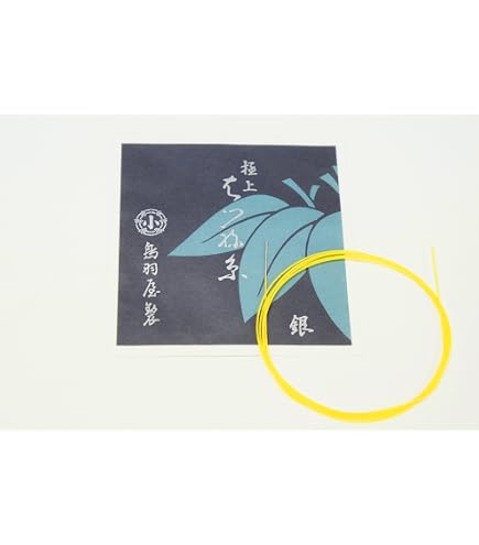 Amazon | 三味線1の絹糸 はつね糸 銀付 （16－1）2本セット