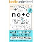 読んでもらえるnote術　大切な「最初の1か月」の取り組み方: ～4記事で1万PVを達成した私の戦略～ (momonca books)