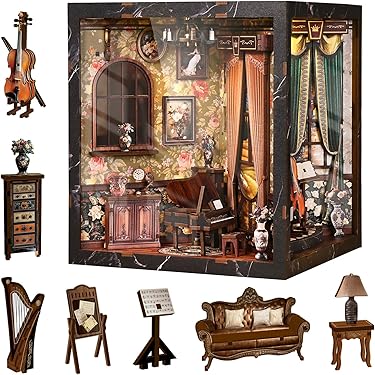 大人のドールハウス(特注品確認ページ) Amazon | Montidey DIY ミニチュア ドールハウス 家具キット 大型