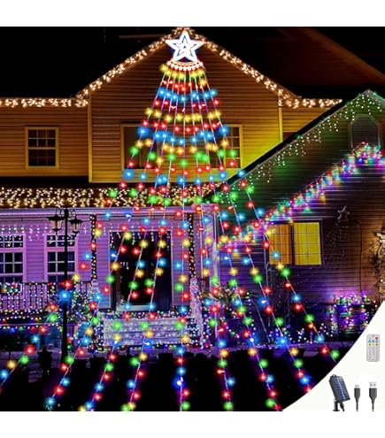 Amazon.co.jp: ガーデンライト クリスマス イルミネーションライト