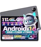 Amazon.co.jp: MENTUME Android 16 タブレット 11インチ 大画面