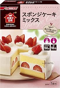 Amazon 日清お菓子百科 スポンジケーキミックス 0g 6個 お菓子百科 ホットケーキ ケーキミックス 通販