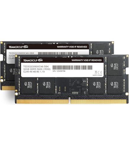 メモリー TEAMGROUP DDR5 64GB (32GBx2) 5600MHz Amazon.co.jp: TEAMGROUP (旧称 Team) DDR5 5600MHz 64GB (32GBx2枚