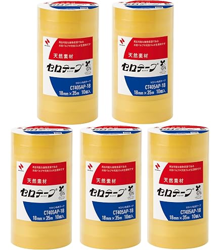 Amazon.co.jp: ニチバン セロテープ CT405AP-18 18mm×35m 200巻