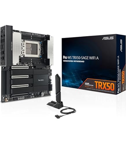 ASUS Pro WS TRX50-SAGE WIFI AMD 2025年製 Amazon | ASUS Pro WS TRX50-SAGE WIFI AMD Threadripper PRO 7000 WX