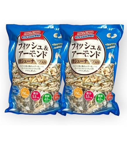 Amazon.co.jp: フィッシュ＆アーモンド カシューナッツ入り 420g