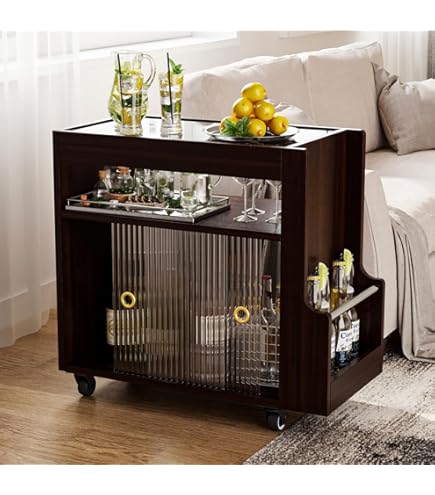 Amazon.co.jp: (JAJAN) 天然木 キャスター付き カウンター下収納