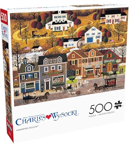 ジグソーパズル　2014ピース　クリケットホークハーバー　チャールズワイソッキー Amazon | Buffalo Games - Charles Wysocki - クリケットホーク
