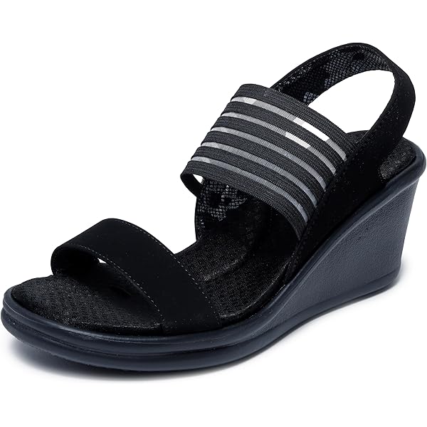 Skechers レディース Rumblers-Queen B ウェッジサンダル Amazon.com | Skechers Women's Rumble ON-Queen B2 Wedge
