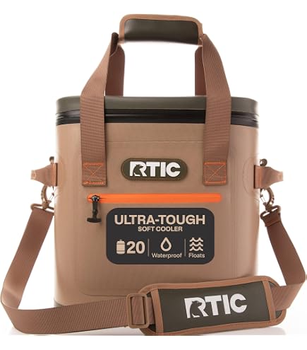 Amazon | RTIC 30缶ウルトラタフソフトクーラープロ防水、オリーブ