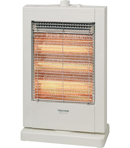 Amazon | TEKNOS 2秒速暖 首振り機能搭載 ハロゲンヒーター PH-1211(W