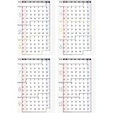 Amazon ３ヶ月連結 日曜始まり ポスターカレンダー Grid 壁掛け 年間計画 イヤープランナー 22年4月始まり カレンダー 文房具 オフィス用品
