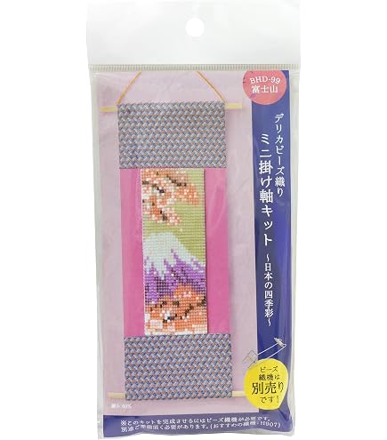 Amazon | MIYUKI デリカビーズ織り ミニ掛け軸キット 日本の四季彩