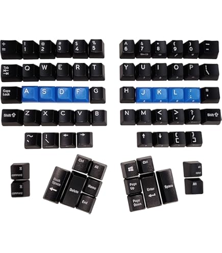 キーボード Kinesis Advantage360 Blank Keycap Set Amazon.com: Advantage360 Blank Keycap Set - PBT Plastic | 76
