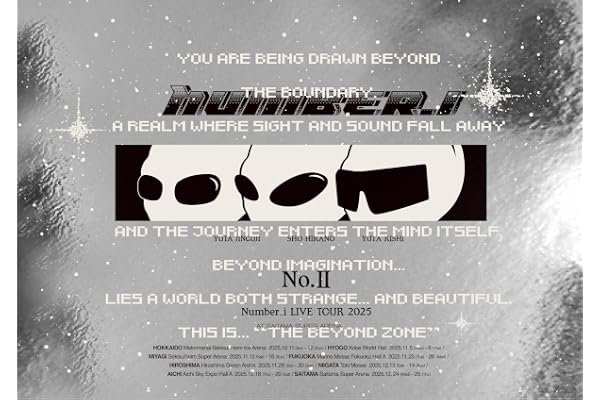 【Amazon.co.jp限定】Number_i LIVE TOUR 2025 No.Ⅱ 初回限定盤Blu-ray - Number_i (コットンミニ巾着付) [Blu-ray]