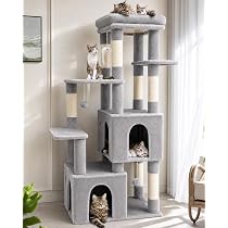 Amazon | Globlazer F61 キャットタワー 大型猫用 多頭飼い 据え置き