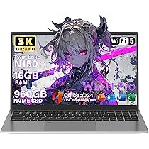 限定❤️Windows11❤️事務作業や動画編集など❤️初心者向け❤️届いたらすぐ使える Amazon.co.jp: SERYUB Office 2024搭載ノートパソコン 16インチ